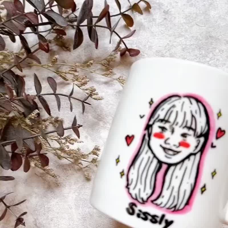 定制画像.肖像_Kuso搞笑人像马克杯(仅含一个人像,多人需收费) - 订制画像 - 瓷 