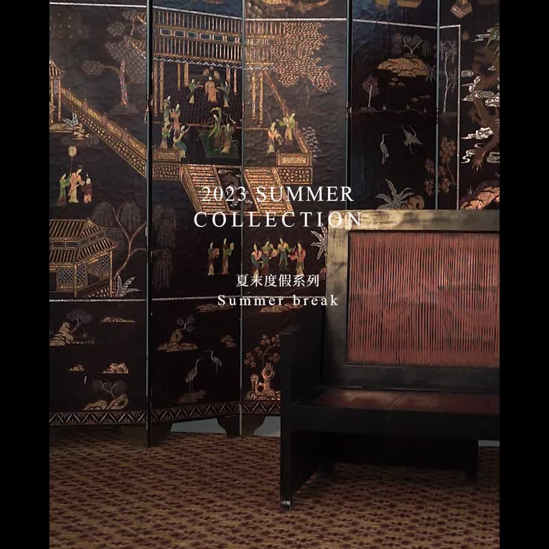 RIMLESS无边 原创设计奶油黄花边领波浪流苏俏皮华丽直身连衣裙 - 洋装/连衣裙 - 其他材质 