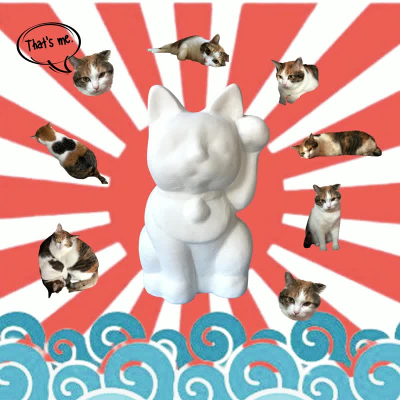 客制招财猫  //我的猫是 招财猫 // - 摆饰 - 陶 