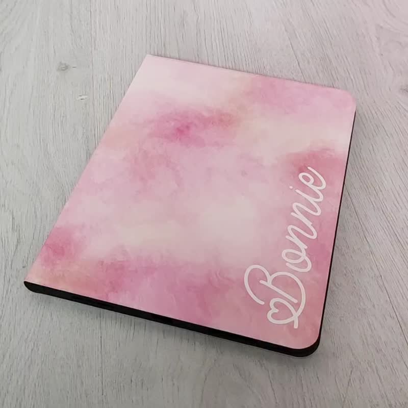 定制化礼物幻彩水彩iPad壳加名笔槽翻盖式保护套Air 7 11代 pro13 - 平板/电脑保护壳 - 塑料 多色