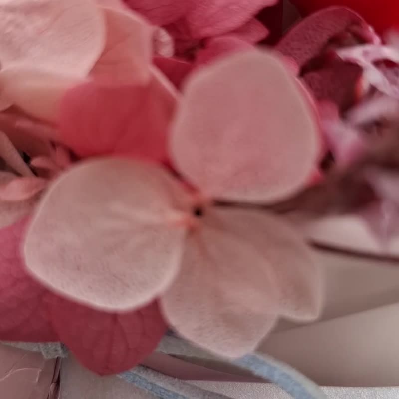 永生花祝福卡片 手作永生花卡・生日・母亲节 - 干燥花/捧花 - 植物．花 多色