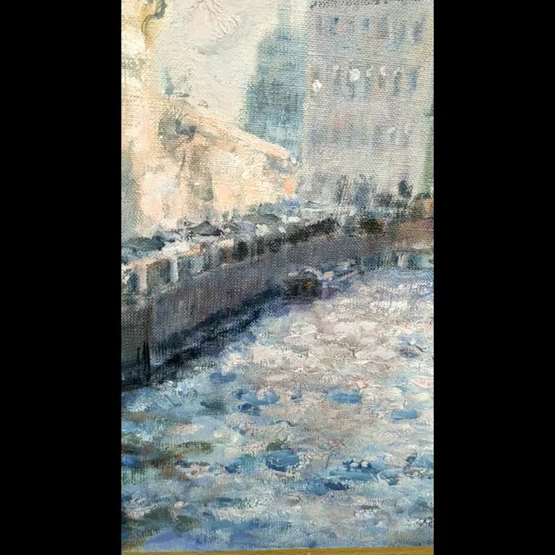 圣彼得堡绘画 城市景观 Petersburg Painting Cityscape Original Art 油畫原作 City Landscape - 海报/装饰画/版画 - 其他材质 多色