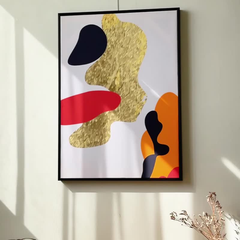 【微瑕特惠】【福利品】金鲤富丽IV- 卧室挂画/居家布置/卧室挂画 - 海报/装饰画/版画 - 棉 红色