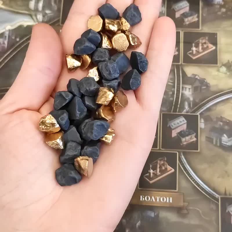 与棋盘游戏 Brass: Lancashire 兼容的豪华资源代币。 - 桌游/玩具 - 其他材质 
