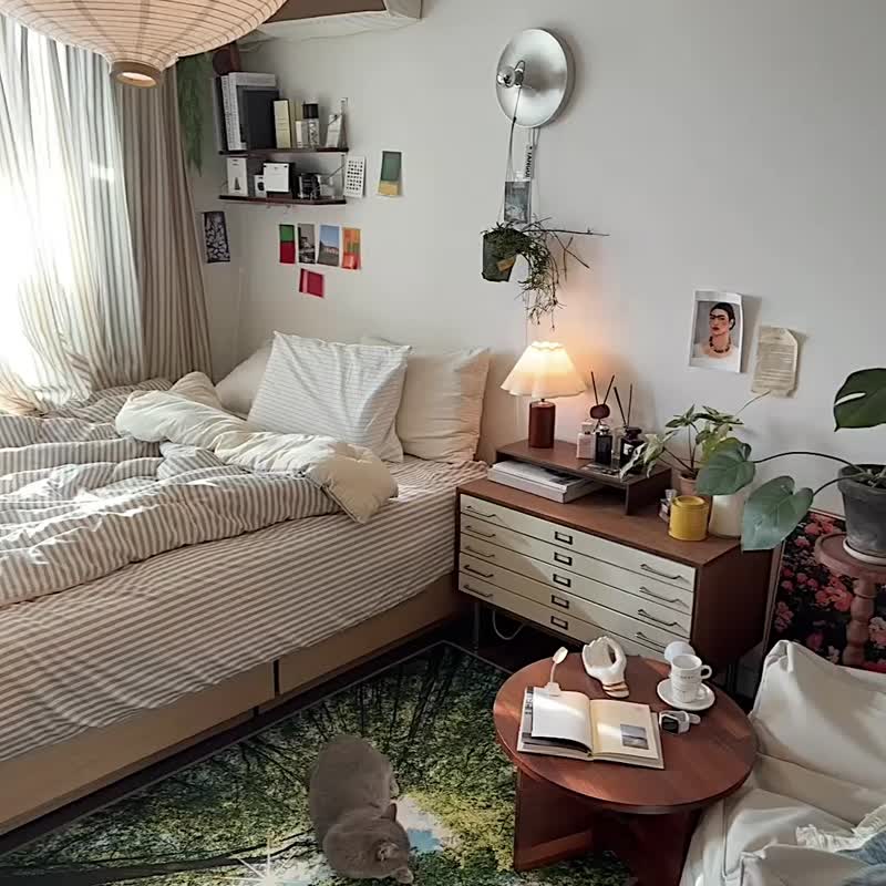 在森林地毯上 - 地垫/地毯 - 聚酯纤维 绿色