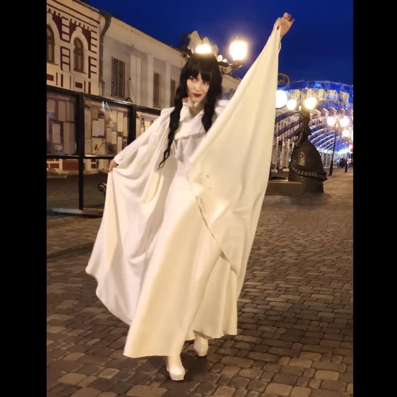 Nadja of Antipaxos 角色扮演服装 - 灵感来自 WWDITS - 订制生产 - 晚装/礼服 - 聚酯纤维 白色