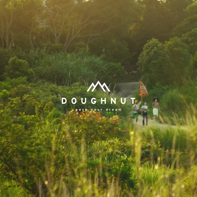 【DOUGHNUT】10.5寸 防泼水 后背/侧背 Hammock 多格层-象牙 HA - 侧背包/斜挎包 - 尼龙 白色