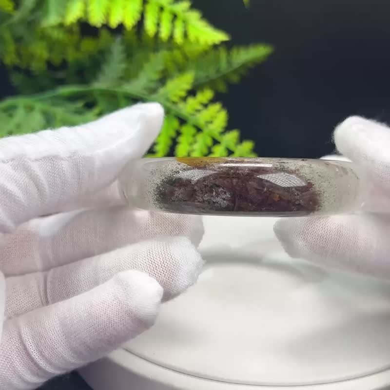 高品质 四季幽灵水晶手镯 58MM 晶体冰透 异象石英手环 净化心灵 - 手链/手环 - 水晶 