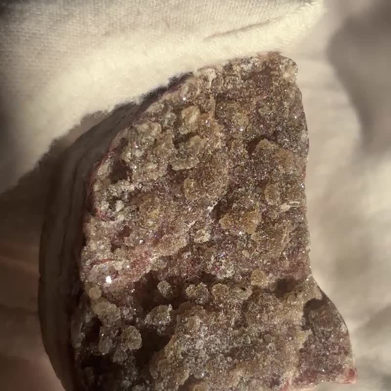 乌拉圭 软糖 二次结晶 多个小花球 紫晶簇 紫晶花 彩晶簇 水晶簇 - 摆饰 - 水晶 紫色