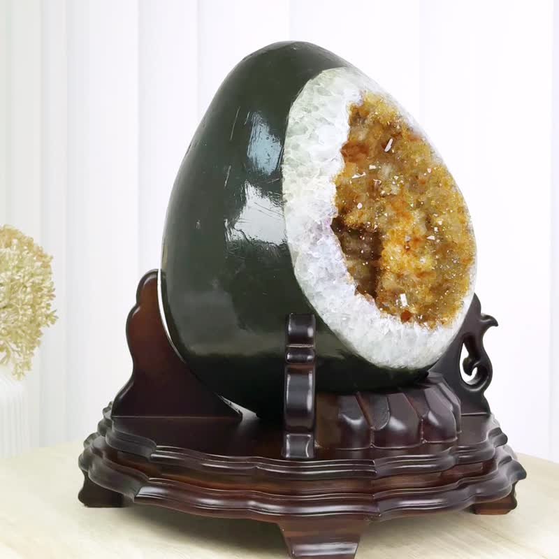 巴西黄晶洞 155400 - 摆饰 - 水晶 黄色