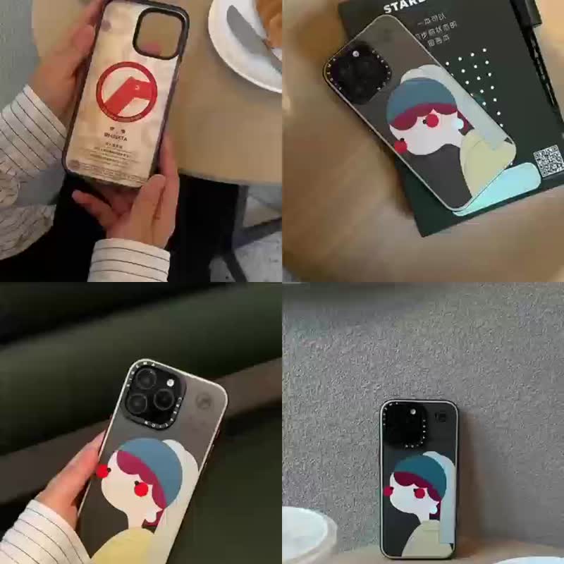 【隐藏式磁吸】HINATA铝合金按键全磨砂防摔防刮iPhone16pro-16pm - 手机壳/手机套 - 塑料 卡其色