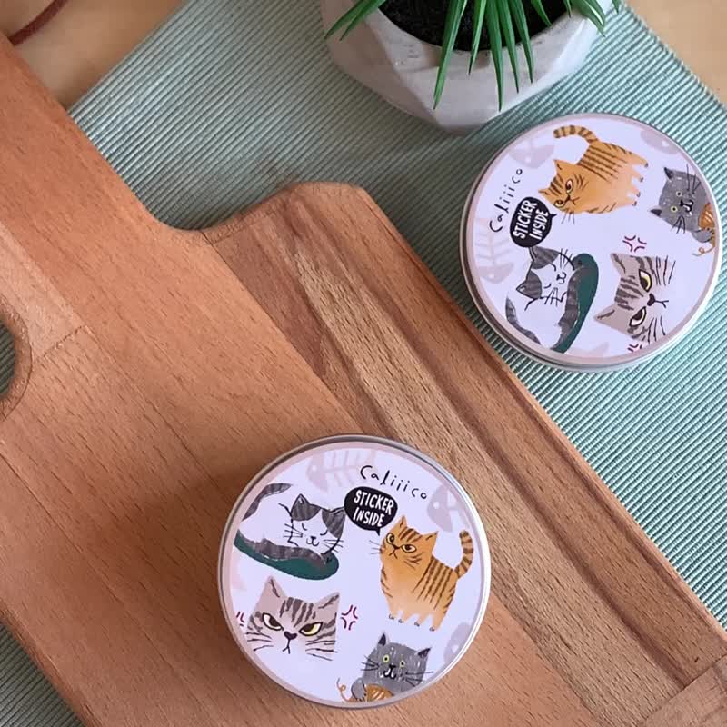 Cat sticker - 贴纸 - 纸 多色