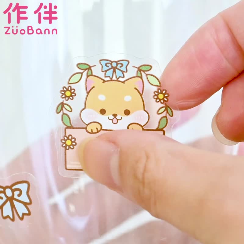 【正版原创】透明感 防水姓名贴-甜点男孩/50入-大小贴透I款 - 贴纸 - 防水材质 透明
