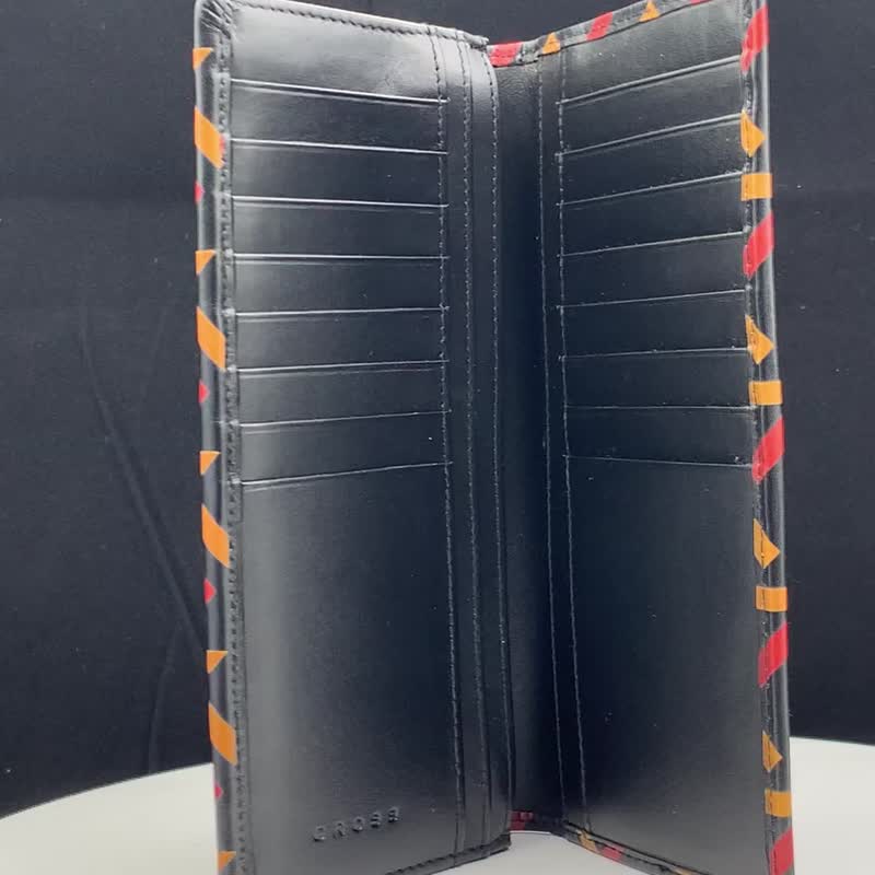 CROSS 限量1折  顶级小牛皮图纹22卡长夹 全新专柜展示品 - 皮夹/钱包 - 真皮 黑色