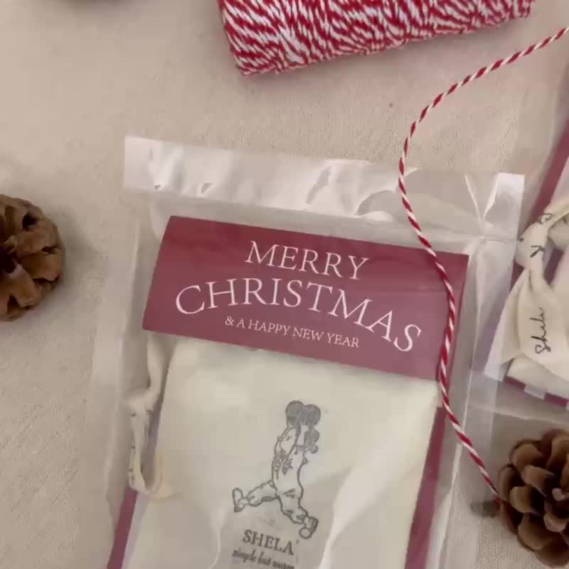 SHELA -圣诞限定-手作香氛袋 Christmas Gift - 香薰/精油/线香 - 精油 白色