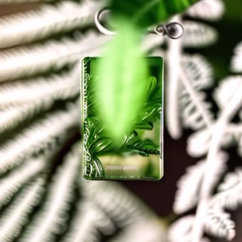 蕨简真皮卡套2.0/颈绳款-田字草 | 证件套 卡套 票卡夹 母亲节 - 证件套/卡套 - 真皮 蓝色