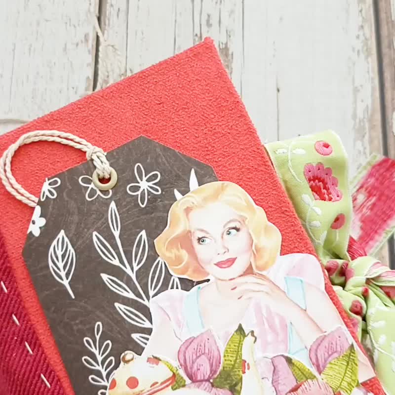 烹饪垃圾日记手工烹饪食谱食谱自制厨房笔记本 - 笔记本/手帐 - 纸 红色