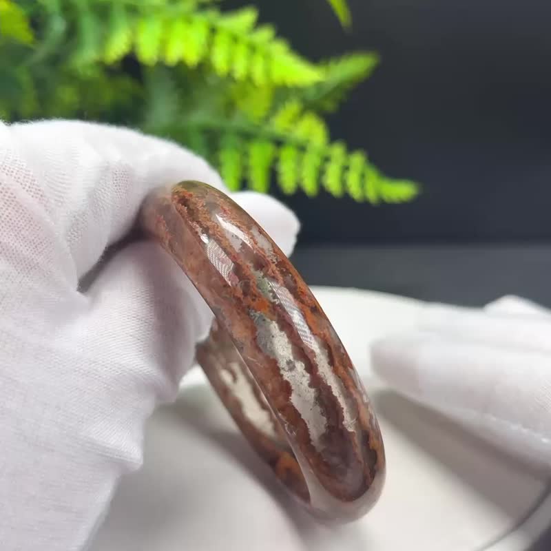 优质 四季幽灵水晶手镯 56MM 冰透千层异象石英手环 丰盛能量包容 - 手链/手环 - 水晶 