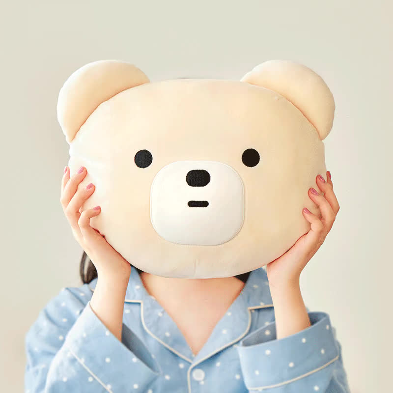 大头抱枕(VEN) - 玩偶/公仔 - 聚酯纤维 卡其色