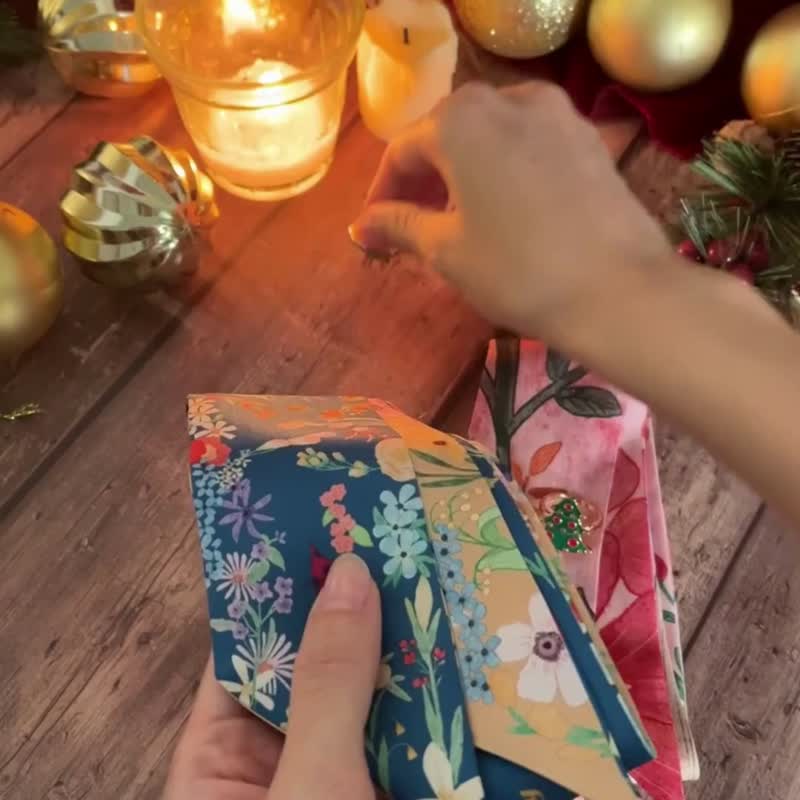 【圣诞饰品】圣诞雪鹿丝巾扣 + 丝巾领带 礼物包装送圣诞包装 - 丝巾 - 其他材质 