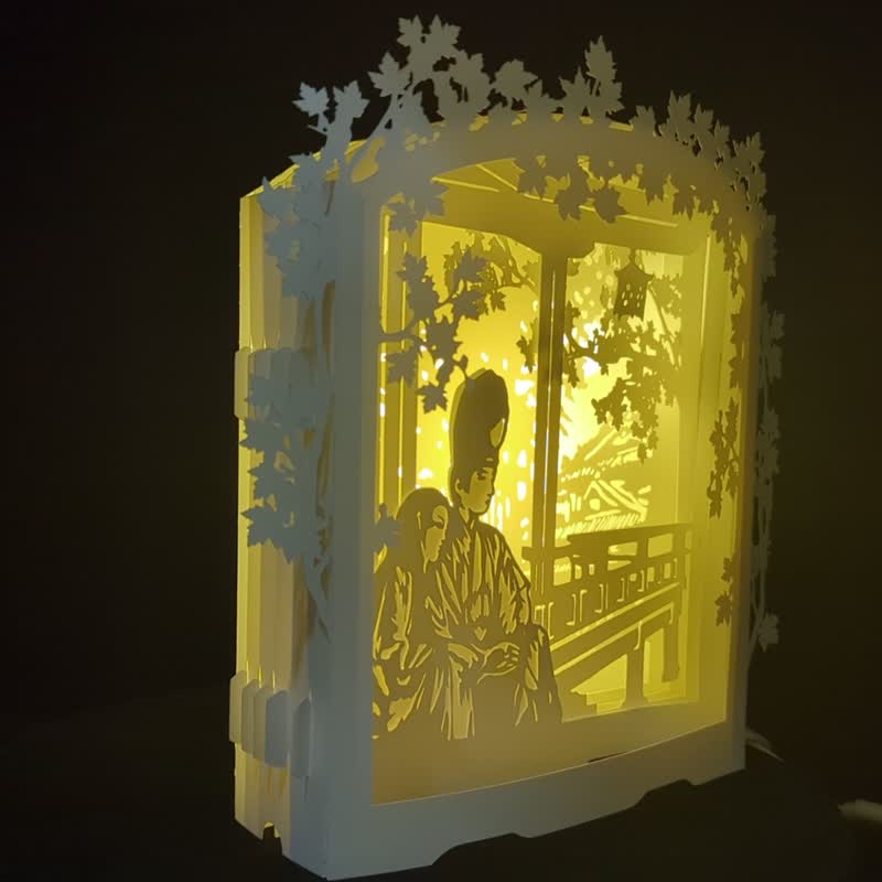 源氏物语- 枫-葵姬 纸雕灯饰艺品 - 木工/竹艺/纸艺 - 纸 白色