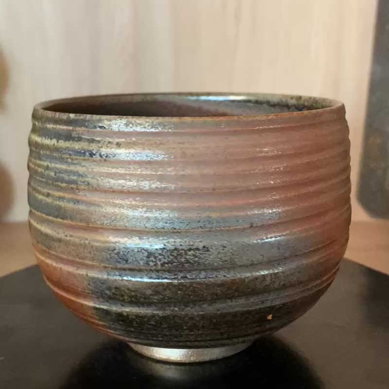 柴烧茶碗 - 碗 - 陶 