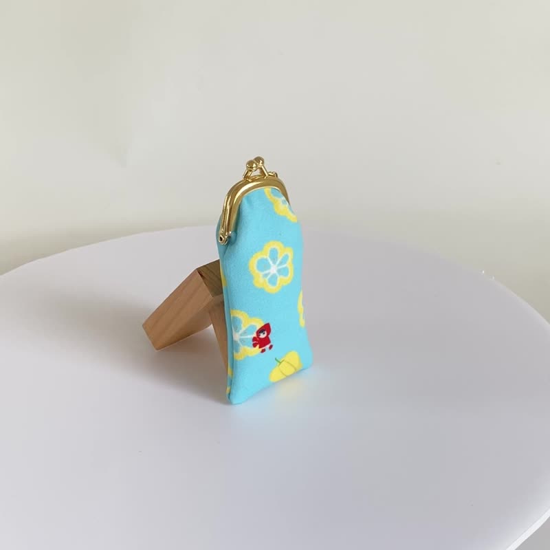 【Pinkoi 线下活动预购商品】口红口金包 – 蔬菜派对  1支装 - 化妆包/杂物包 - 棉．麻 多色
