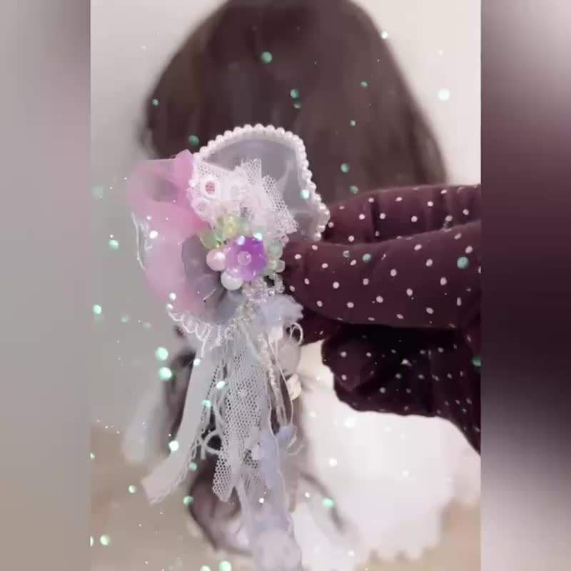 手工拼接 / 串珠发夹 BB夹 浏海夹 手工发饰 马尾夹 边夹 弹簧夹 - 发饰 - 其他材质 多色