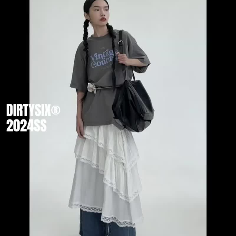 黑色 DOWNTOWN藝術家 折疊大飯盒 大容量單肩包 酷感公事包 - 公文包/医生包 - 人造皮革 黑色