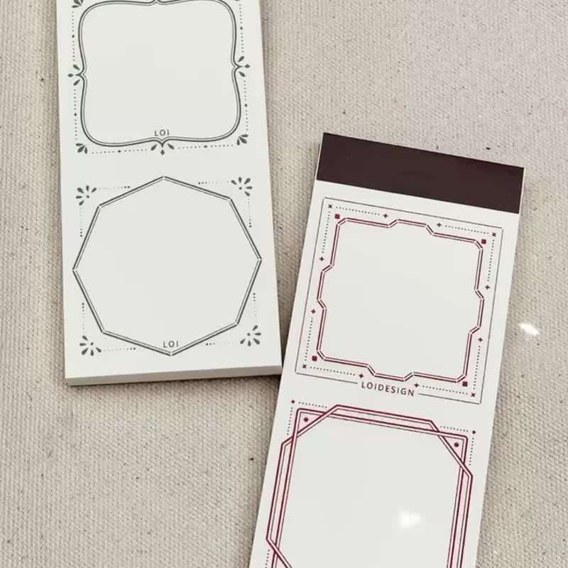 植物园 - 花架 - 便签本 - 便条纸/标签贴 - 纸 红色