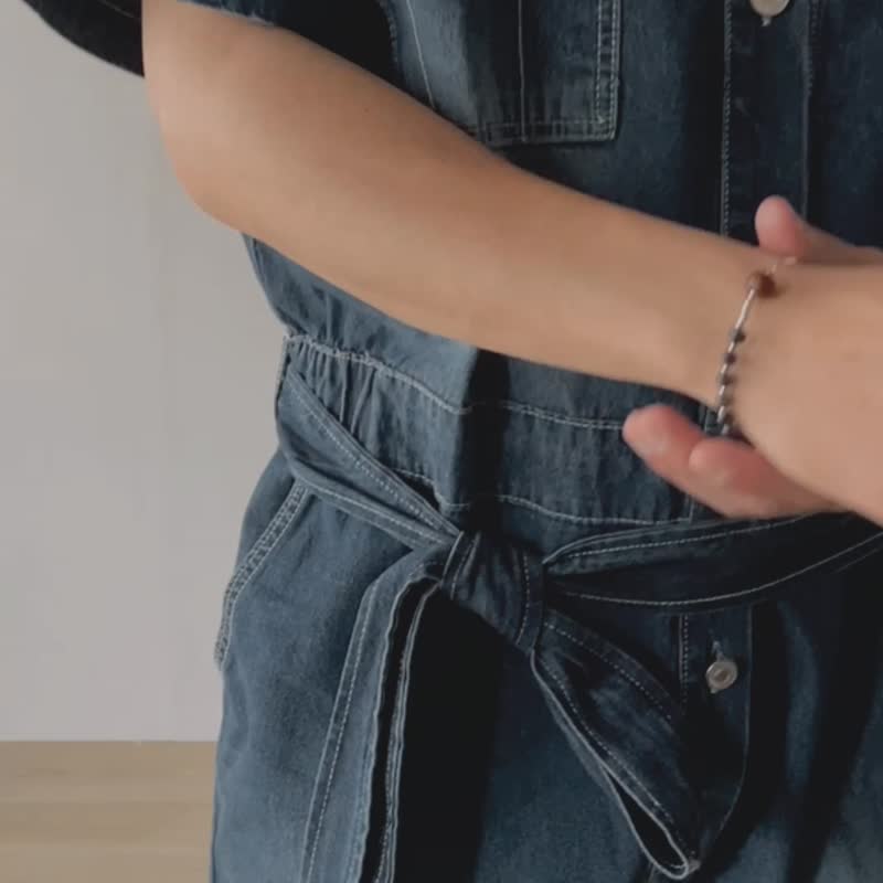 Unisex | 星冕系 - 朽 * 花梨木 堇青石 平衡 舒压 内在力量 - 手链/手环 - 水晶 咖啡色
