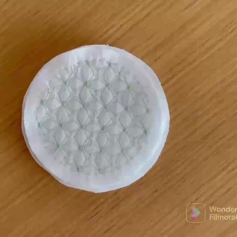 Sashiko handkerchief kit for super beginners - 编织/刺绣/羊毛毡/裁缝 - 棉．麻 白色