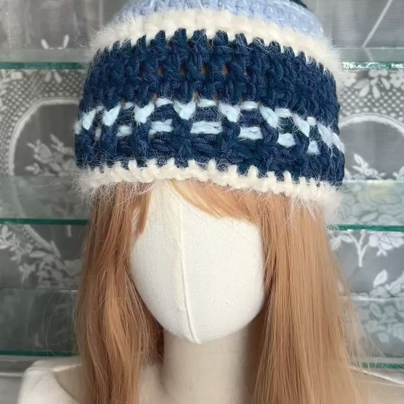 钩织冷帽 编织帽 鈎织帽 帽子 钩织 编织 鈎织 - 帽子 - 其他材质 