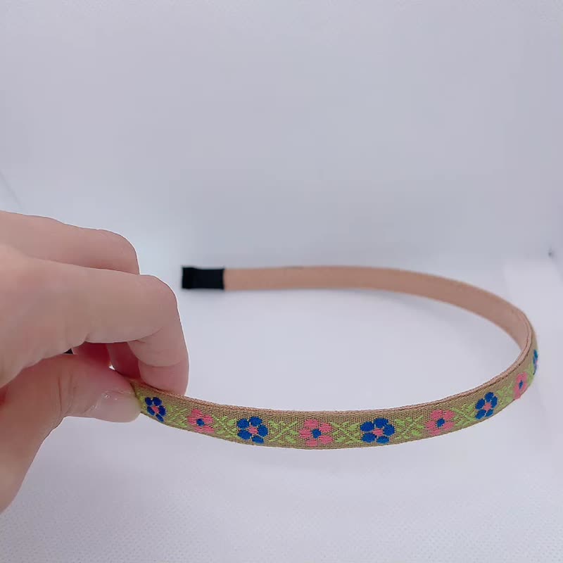 手工塑形减压发箍织带-衫军 - 发带/发箍 - 绣线 