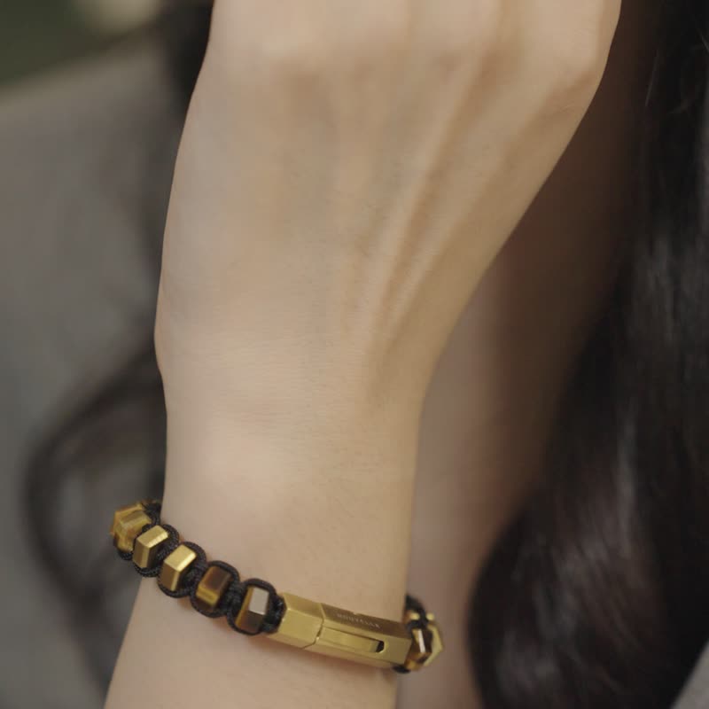 【NOUVELLE】R.A.M. | 虎眼石手链 - 手链/手环 - 水晶 