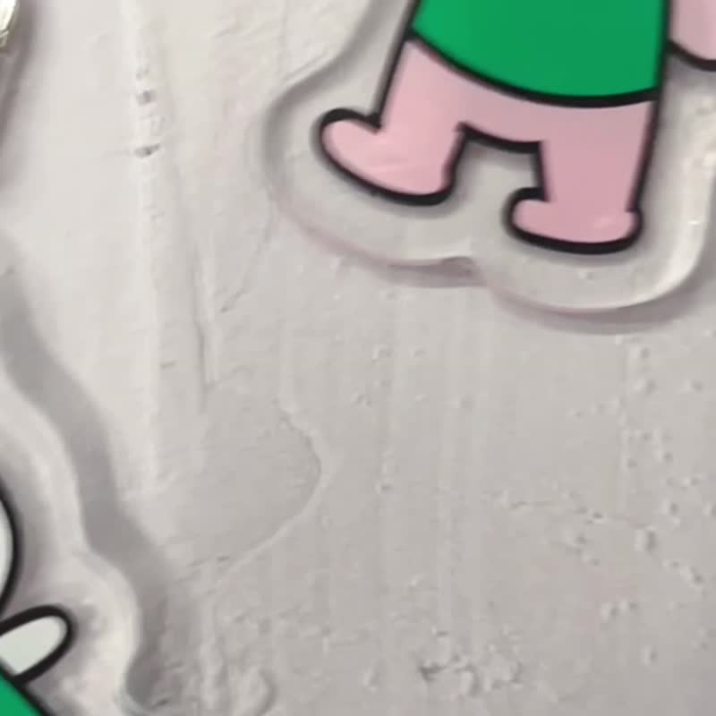 BOBO CHINGU :)  创意压克力钥匙圈 RABO款 - 钥匙链/钥匙包 - 压克力 