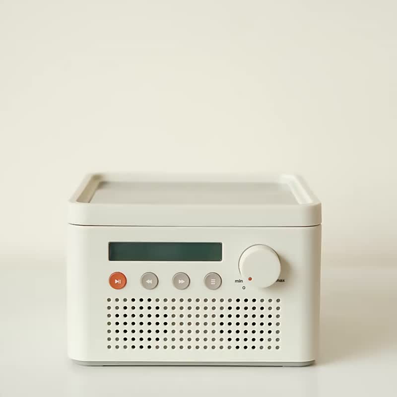 R200 CD player 内置喇叭 便携式 蓝牙收发 (白色/米咖/苹果绿) - 数码小物 - 塑料 白色