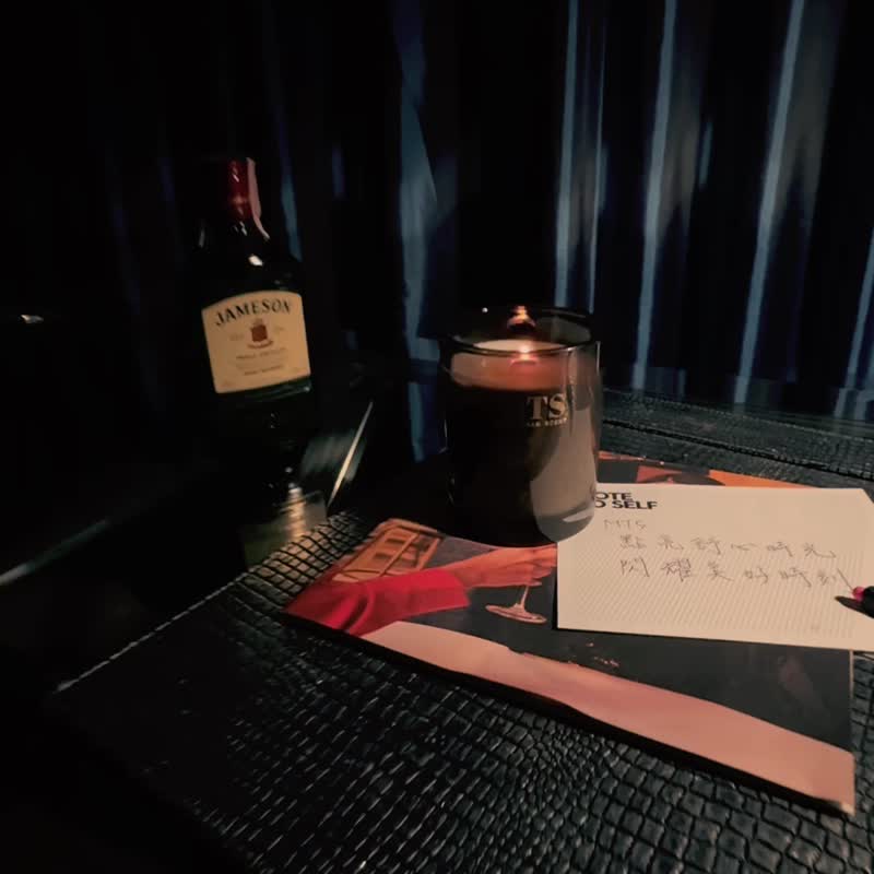 花漾龙舌兰天然大豆蜡烛 结婚礼生日礼 毕业礼物 舒压助眠 融蜡灯 - 香薰/精油/线香 - 玻璃 金色