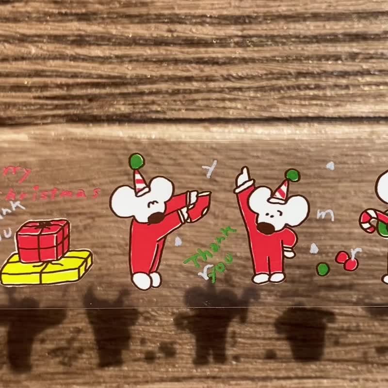PET胶带//圣诞节 - 纸胶带 - 塑料 白色