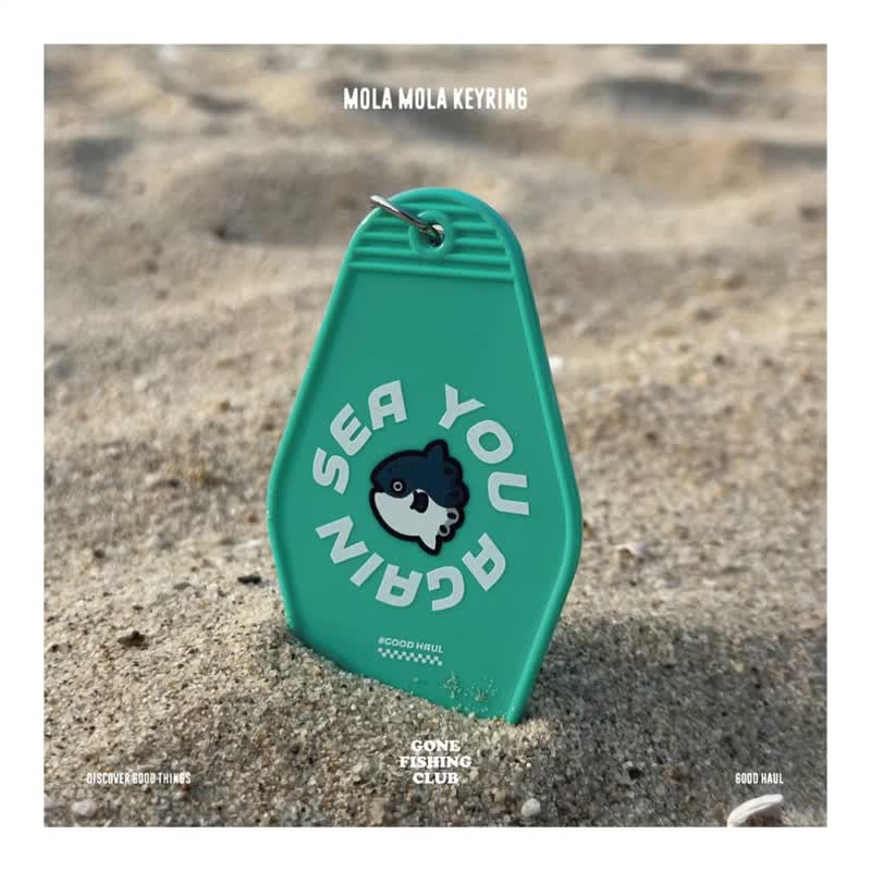 SEA BASS KEYRING / 鲈鱼钥匙圈吊饰 钓鱼俱乐部 - 钥匙链/钥匙包 - 塑料 多色