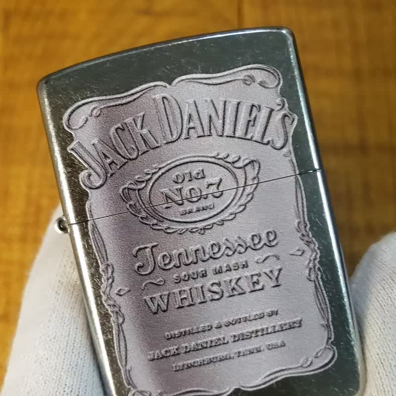【ZIPPO官方旗舰店】Jack Daniel's 杰克丹尼联名款-灰色标章 - 其他 - 铜/黄铜 银色
