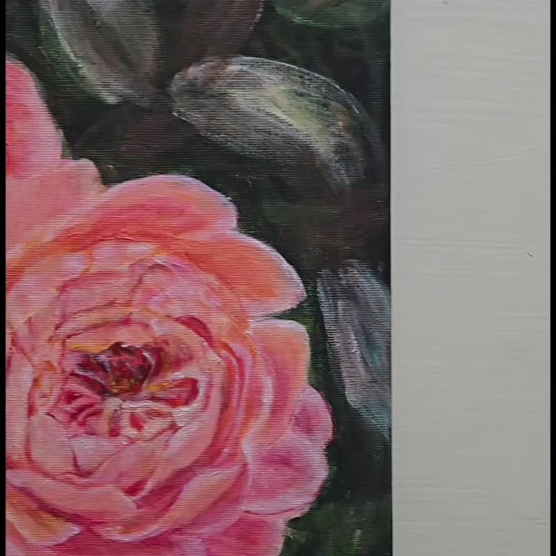 压克力画/丙烯艺术/原创手绘/送礼祝福/40×30装饰挂画 - 摆饰 - 压克力 