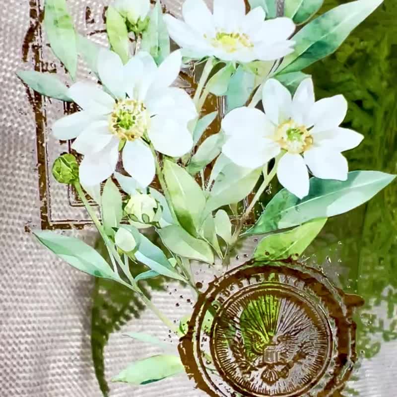 雪针花语 Pure Bidens Tale - 纸胶带 - 塑料 多色