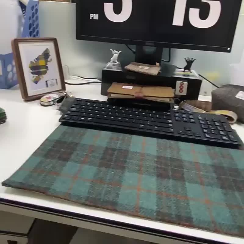 哈里斯粗花呢harris tweed千鸟格玄关桌面收纳盒放钥匙手机大容量 - 收纳用品 - 羊毛 