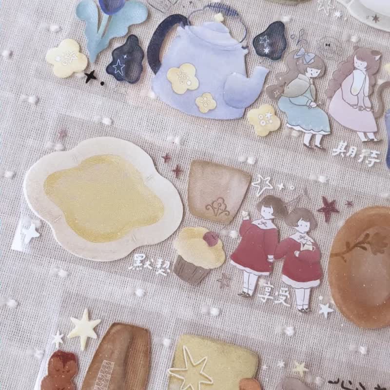 森之寻礼 / 4cm 亮PET - 纸胶带 - 塑料 