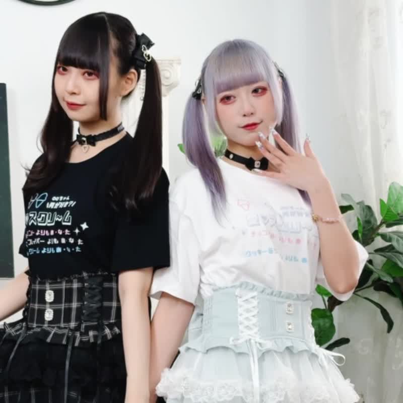 原创爱的冰淇淋LOVE LIVE印象二次元日文印花中性短袖T恤JJE10046 - 女装 T 恤 - 棉．麻 