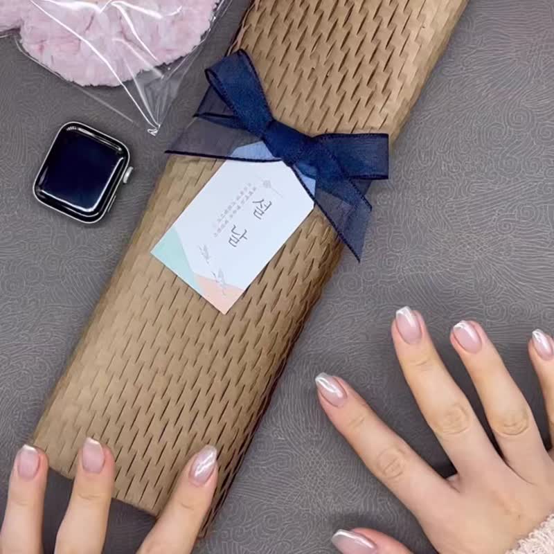 HANJI 韩纸桑葚纯素皮革表带，适用于 Galaxy Watch 8、Apple Watch 11 - 女表 - 环保材料 