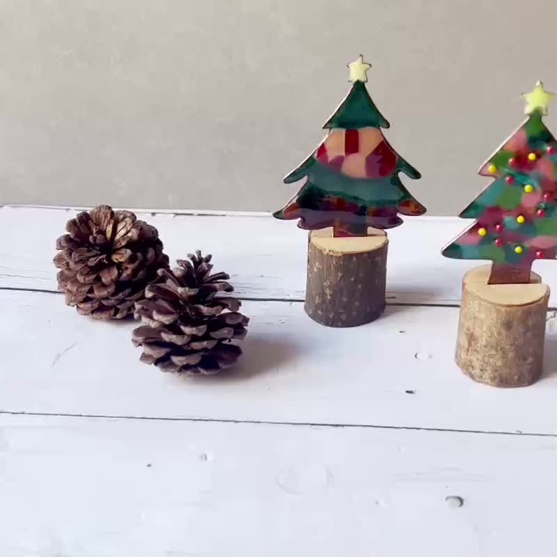 【圣诞限定】银彩圣诞小树 │ 干筛珐琅工艺体验课程 - 金工/饰品 - 珐琅 