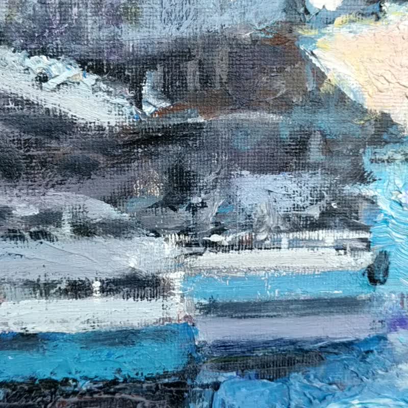 圣彼得堡绘画 城市景观 Petersburg Painting Cityscape Original Art 油畫原作 City Landscape - 海报/装饰画/版画 - 其他材质 多色