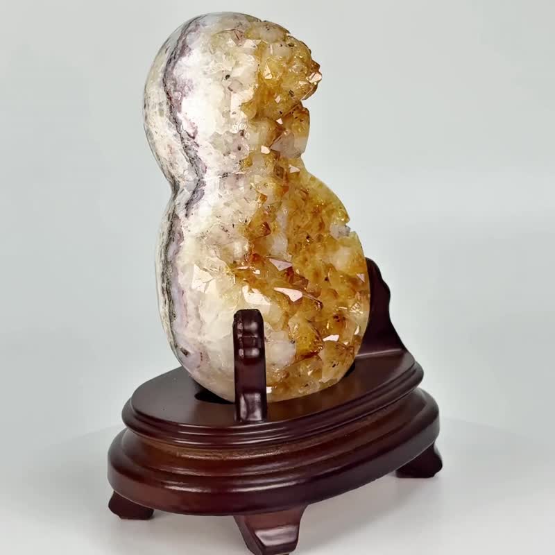 巴西黄晶花生 480600 - 摆饰 - 水晶 黄色
